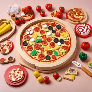 Melissa Wooden Pizza Pretend Food Toy