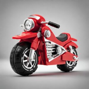 Maxx Action Red Motorized Toy Motorcycle